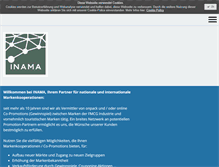 Tablet Screenshot of inama-icp.com